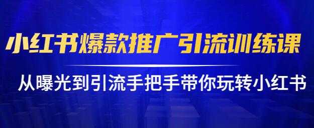 小红书怎么推广，小红书爆款推广引流训练课12.0，手把手带你玩转小红书-冒泡网