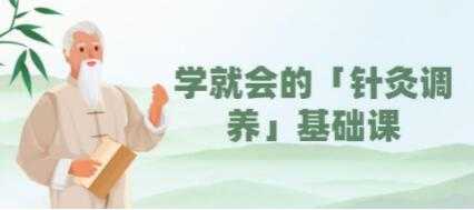 图片[1]-一学就会的《针灸调养》基础视频教学-冒泡网