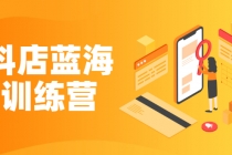 《抖店蓝海训练营》既简单又可以快速复制 只要按照执行就可以赚钱-冒泡网