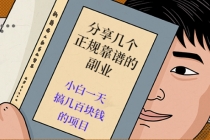 分享几个正规靠谱的副业：小白一天搞几百块钱的项目-冒泡网