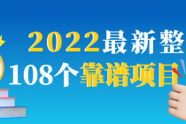 2022最新整理108个热门项目：日入580+月赚10W+精准落地，不割韭菜！-冒泡网