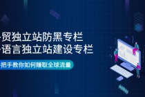 外贸独立站防黑专栏+多语言独立站建设专栏，手把手教你如何赚取全球流量-冒泡网