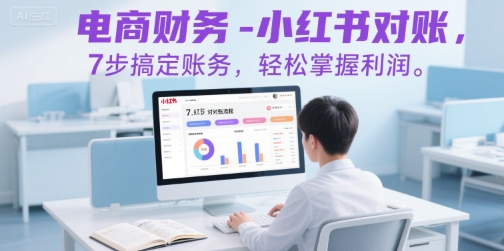 电商财务-小红书对账，7步搞定账务，轻松掌握利润-冒泡网