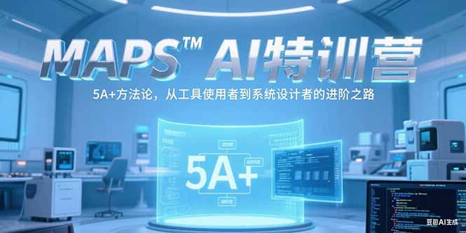 MAPSAI特训营，掌握 5A+方法论，从工具使用者到系统设计者的进阶之路-冒泡网