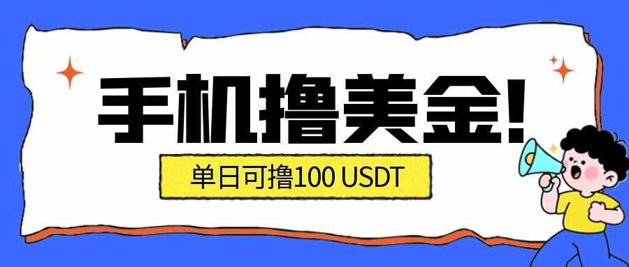 最新手机撸美金项目，单日产值100U+，2026年最新的风口项目-冒泡网