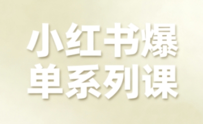 小红书爆单系列课，聚焦小红书电商全链路增长(更新)-冒泡网