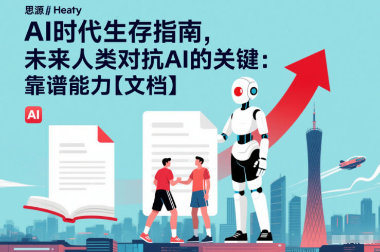 AI时代生存指南，未来人类对抗AI的关键：靠谱能力【文档】-冒泡网