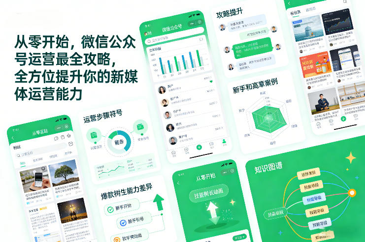 从零开始，微信公众号运营最全攻略，全方位提升你的新媒体运营能力-冒泡网