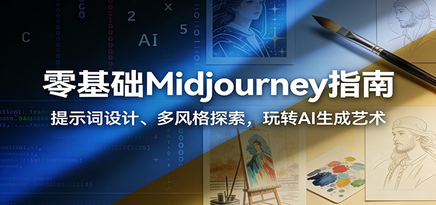 零基础Midjourney指南：提示词设计、多风格探索，玩转AI生成艺术-冒泡网