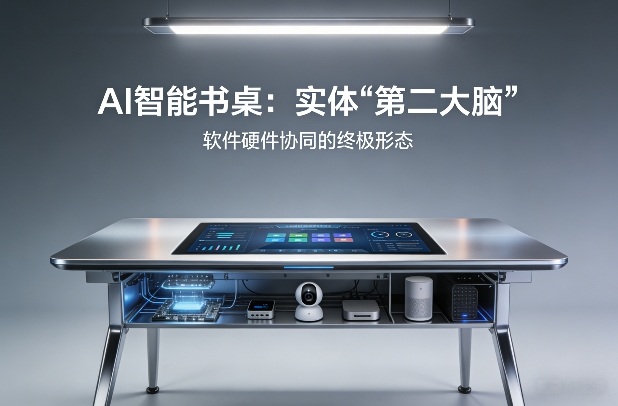 AI智能书桌搭建，构建你的实体“第二大脑”，软件硬件协同的终极形态-冒泡网