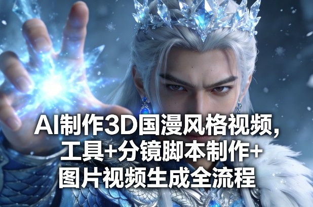 AI制作3D国漫风格视频，工具+分镜脚本制作+图片视频生成全流程-冒泡网