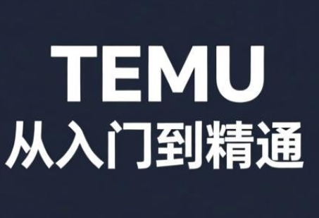 跨境麦冬·TEMU从入门到精通-冒泡网