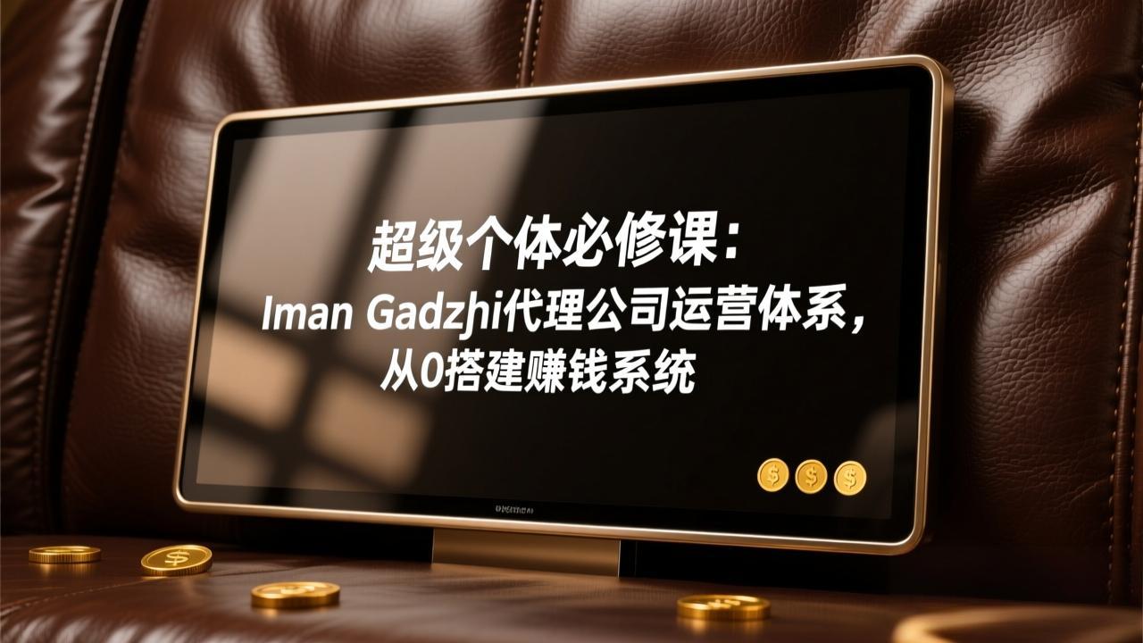 超级个体必修课：Iman Gadzhi代理公司运营体系，从0搭建赚钱系统-冒泡网