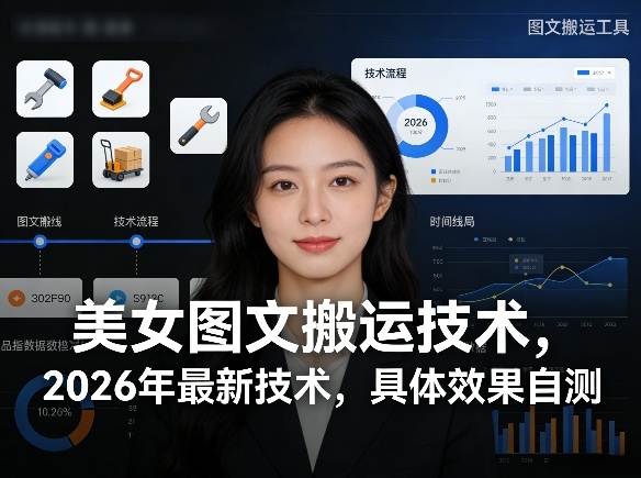 美女图文搬运技术，2026年最新技术，具体效果自测-冒泡网