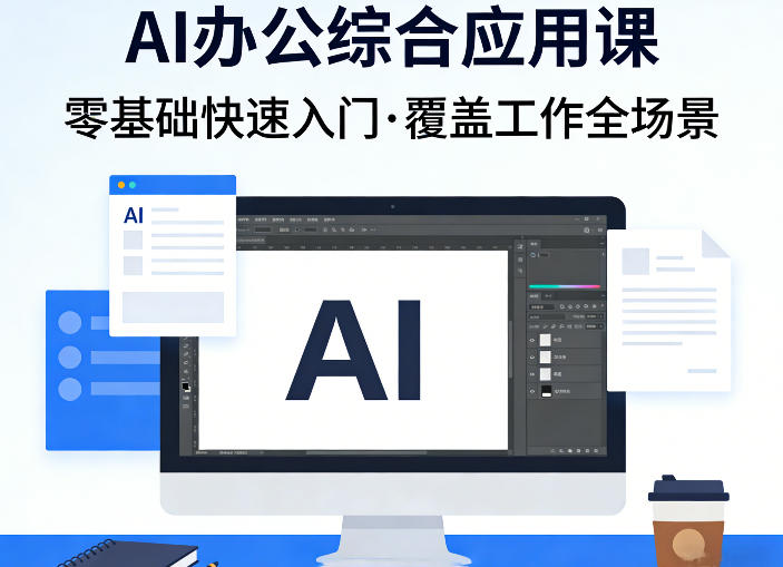 AI办公综合应用课，零基础快速入门，覆盖了工作中各种应用场景-冒泡网