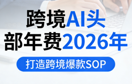 跨境AI头部年费2026年，打造跨境爆款SOP(更新3月)-冒泡网