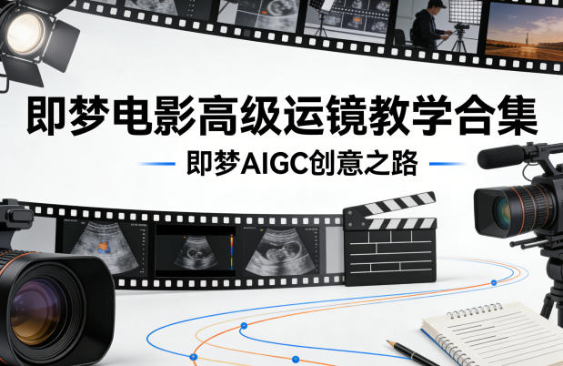 即梦电影高级运镜教学合集，即梦AIGC创意之路-冒泡网