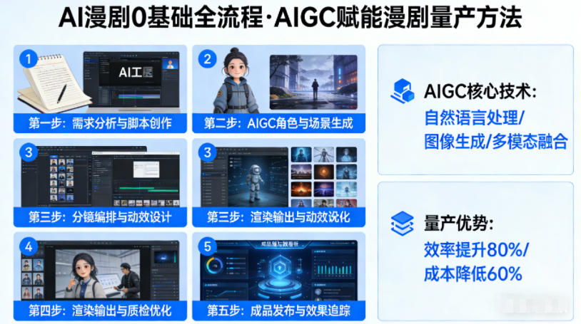 AI漫剧0基础全流程，快速掌握AIGC赋能的漫剧量产方法-冒泡网