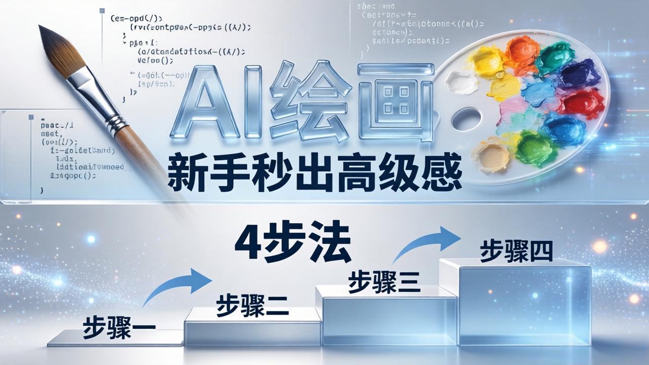 AI绘画入门别再硬磕了！即梦4步法：万能提示词公式+BRTR框架，新手秒出高级感-冒泡网