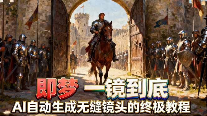 即梦AI一镜到底终极教程，智能补帧+运镜技巧，AI自动生成无缝丝滑长镜头高效出片-冒泡网