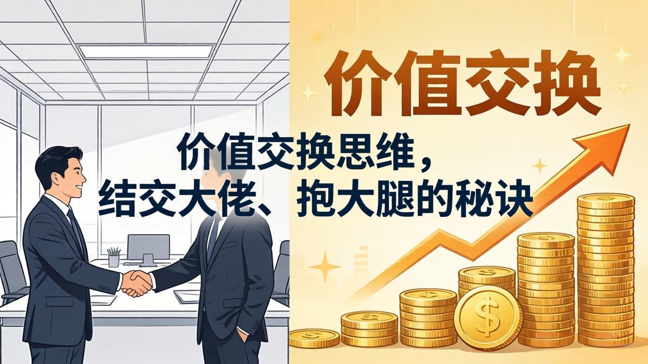 某付费文章：价值交换思维，结交大佬、抱大腿的秘诀-冒泡网