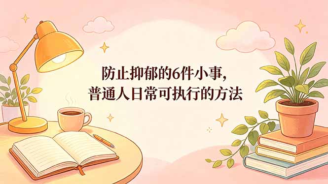 付费文章：防止抑郁的6件小事，普通人日常可执行的方法-冒泡网