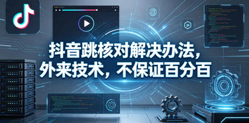 抖音跳核对解决办法，外来技术，不保证百分百-冒泡网