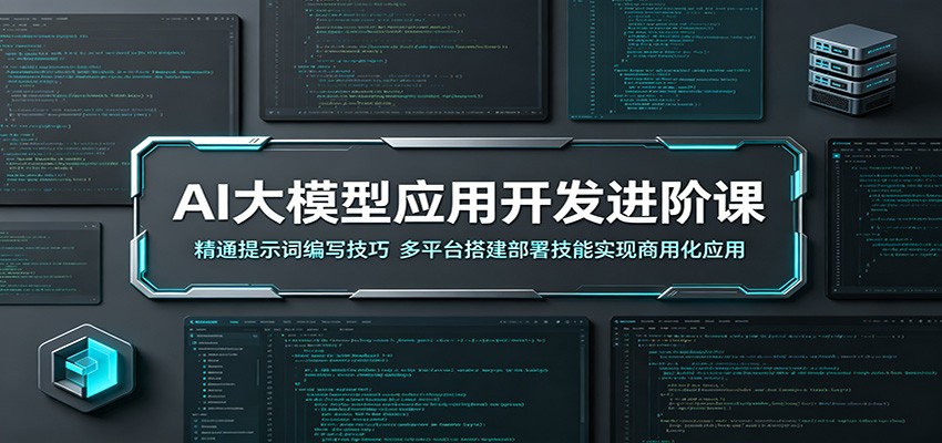 AI大模型应用开发进阶课：精通提示词编写技巧，多平台搭建部署技能实现商用化应用-冒泡网