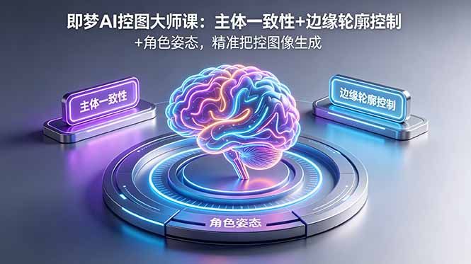 即梦AI控图大师课：主体一致性+边缘轮廓控制+角色姿态，精准把控图像生成-冒泡网