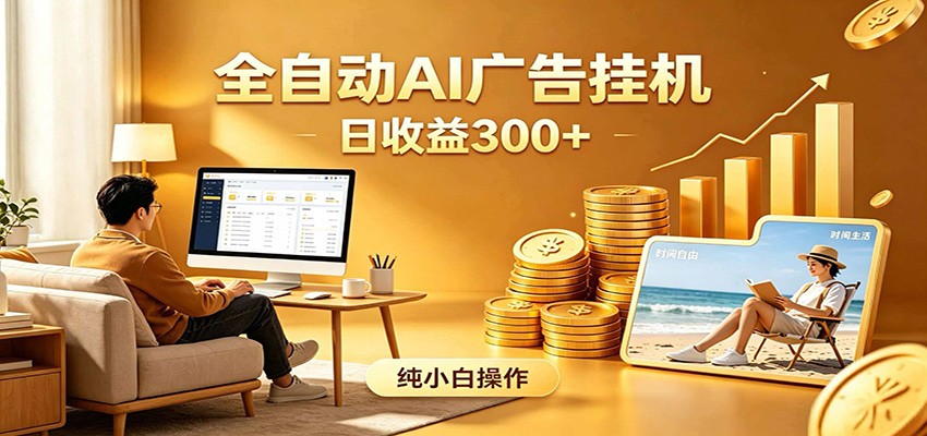 AI风口项目，全程解放双手，后台自动运行赚取收益，每天稳定收益300+-冒泡网
