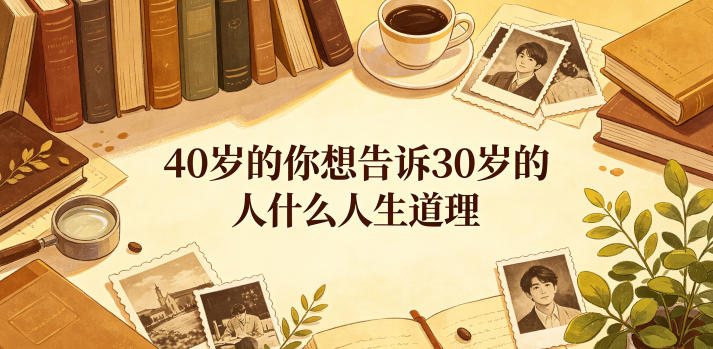 公众号付费文章：40岁的你想告诉30岁的人什么人生道理？-冒泡网