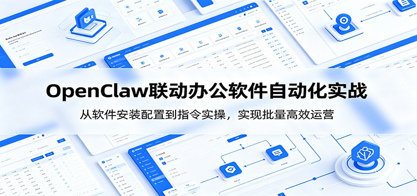OpenClaw自动化实操课：从软件安装配置到指令实操，实现批量高效运营-冒泡网