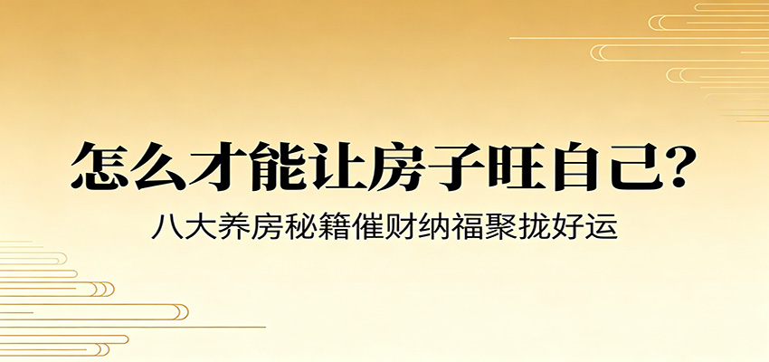付费文章《怎么才能让房子旺自己？》八大养房秘籍催财纳福聚拢好运-冒泡网