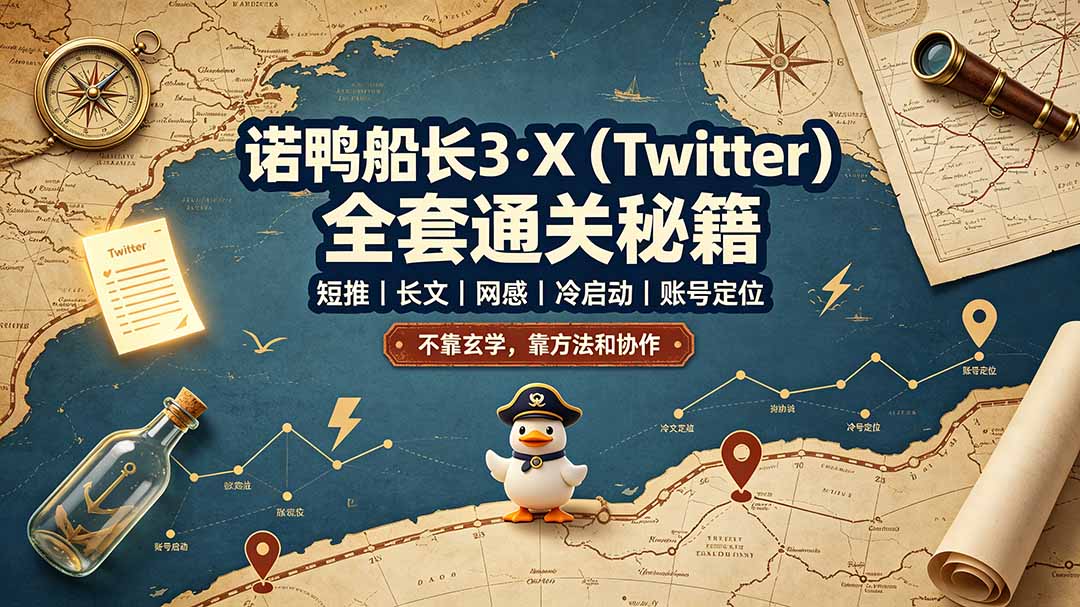 诺鸭船长3·X(Twitter-冒泡网