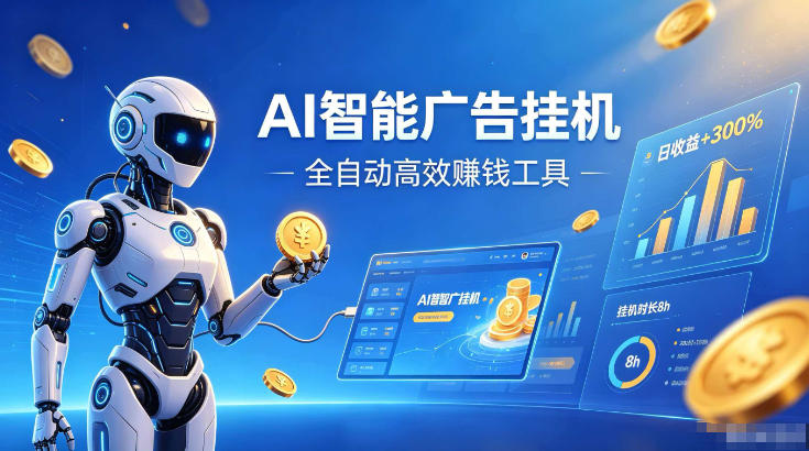 AI智能广告挂G，在家自动賺收益，全程无需人工操作、不用直播、不用拉人【揭秘】-冒泡网