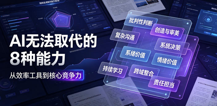 付费文章：AI无法取代的8种能力-冒泡网