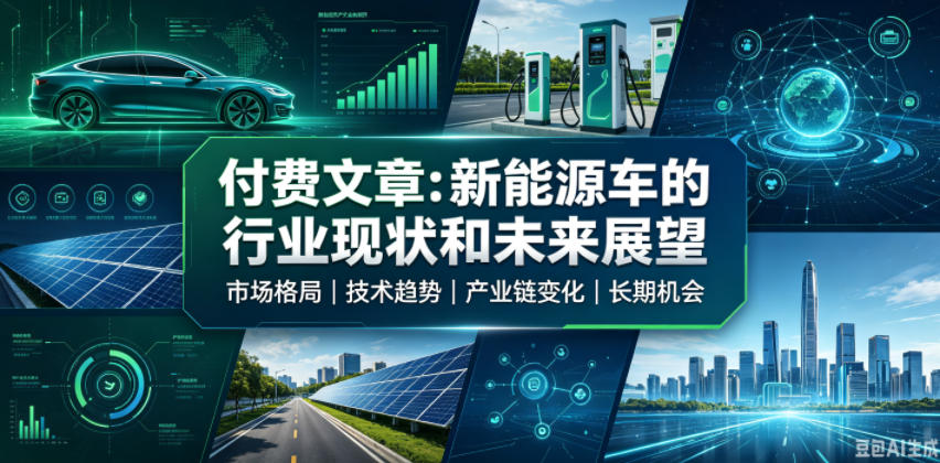 付费文章：新能原车的行业现状和未来展望-冒泡网