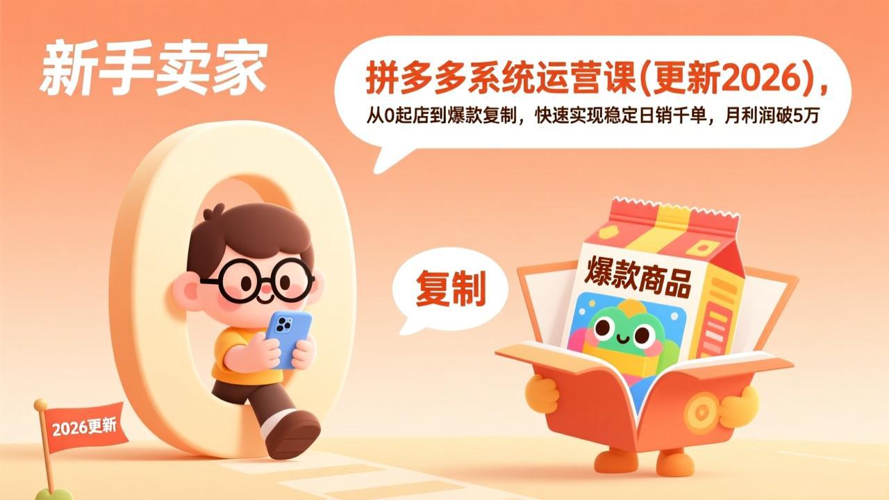 拼多多系统运营课(更新7月-冒泡网
