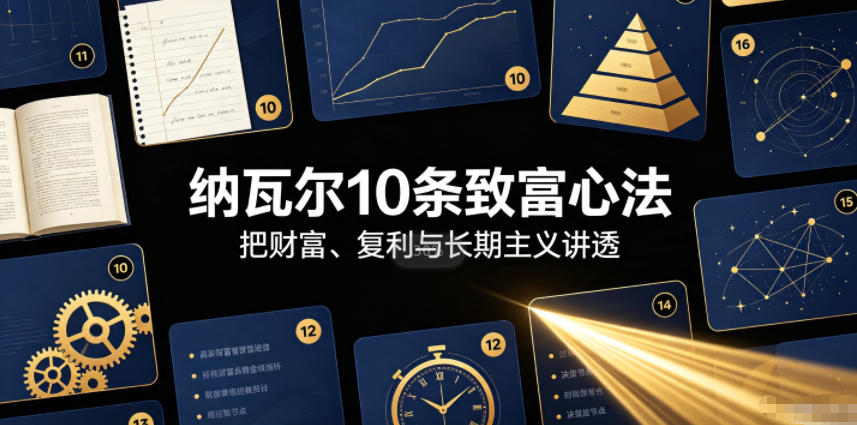 付费文章：纳瓦尔10条致富心法-冒泡网