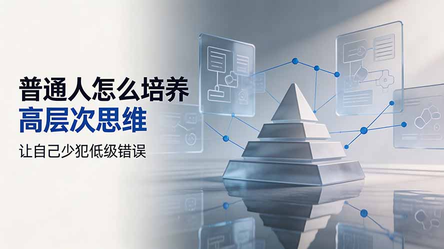 付费文章：普通人怎么培养高层次思维，让自己少犯低级错误-冒泡网