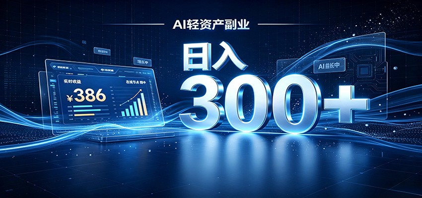 2026 AI轻资产风口，Token中转站小白可入局，日入300+-冒泡网