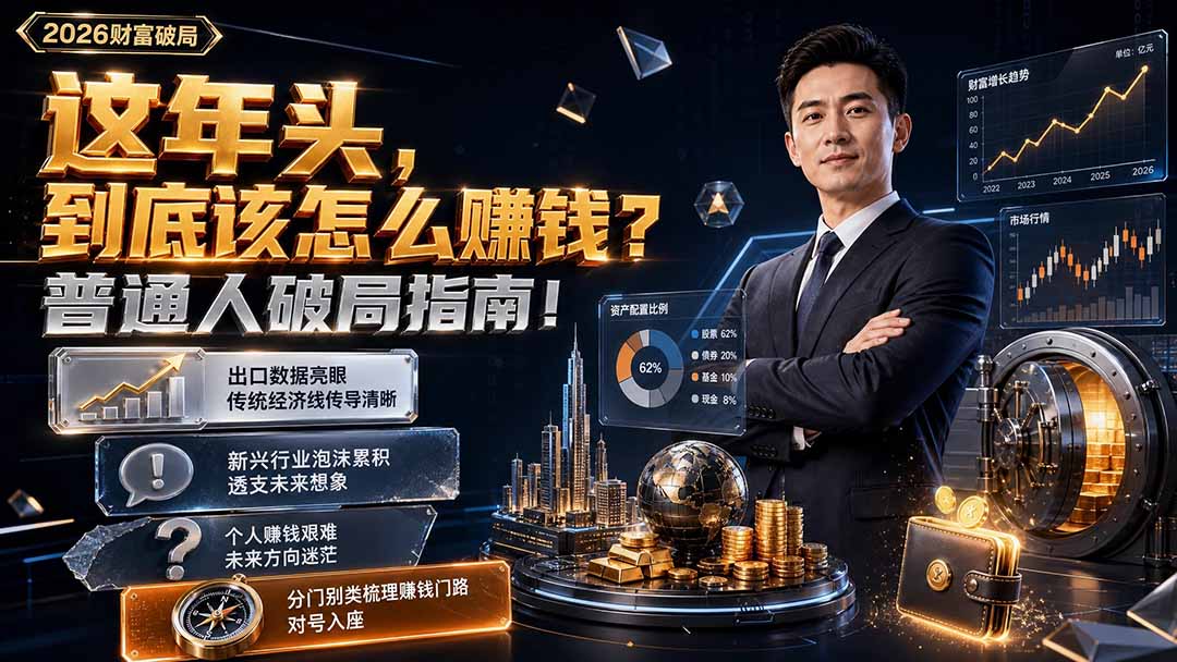 付费文章：这年头，到底该怎么赚钱？普通人破局指南！-冒泡网