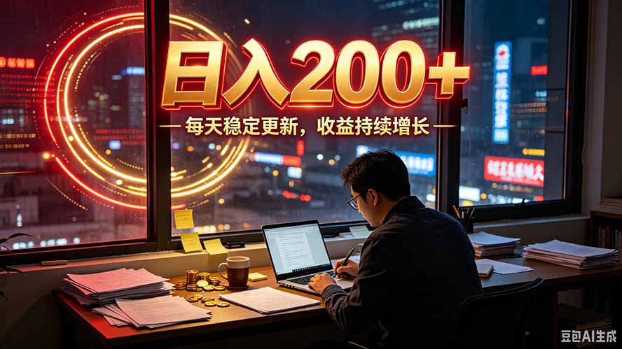 番茄达人变现新玩法，全自动运行 每日300+-冒泡网