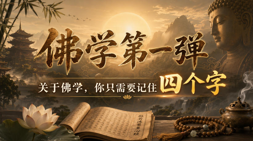 付费文章：佛学第一弹，关于佛学，你只需要记住四个字-冒泡网
