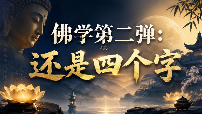 付费文章：佛学第二弹：还是四个字-冒泡网