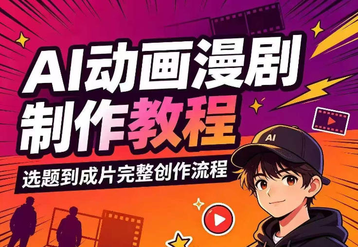 AI动画漫剧制作教程，从选题构思、分镜文案、AI绘图配音到剪映成片的完整创作流-冒泡网