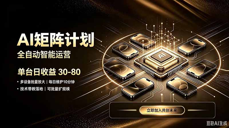 AI智能对话，矩阵规模化创业，全程技术扶持，长久稳定，日入800+-冒泡网