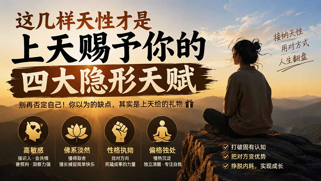 付费文章：这几样天性才是上天赐予你的四大隐形天赋-冒泡网