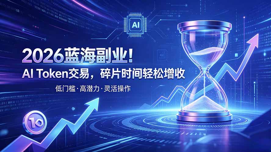 AI Token算力赛道！普通人可入局的数字副业-冒泡网
