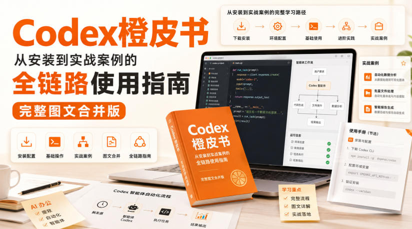 Codex橙皮书，从安装到实战案例的全链路使用指南，完整图文合并版-冒泡网